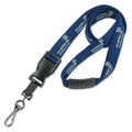 5/8" Tubular Detachable Custom Silkscreen Lanyards